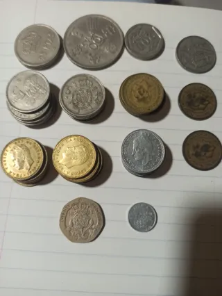 Lote de monedas antiguas
