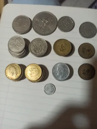 Lote de monedas antiguas