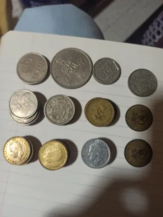 Lote de monedas antiguas