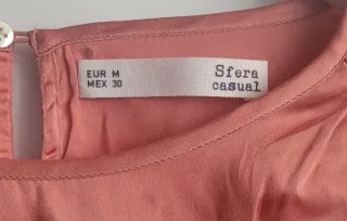 Blusa Sfera Polyester Talla M Salmón