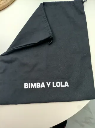 Bolso bandolera BIMBA Y LOLA azul y dorado