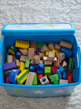 Bloques de construcción de madera