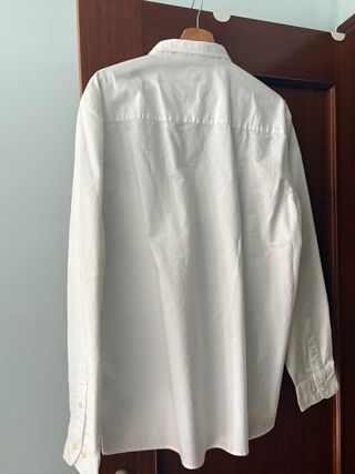 Camisa Zara Blanca Hombre