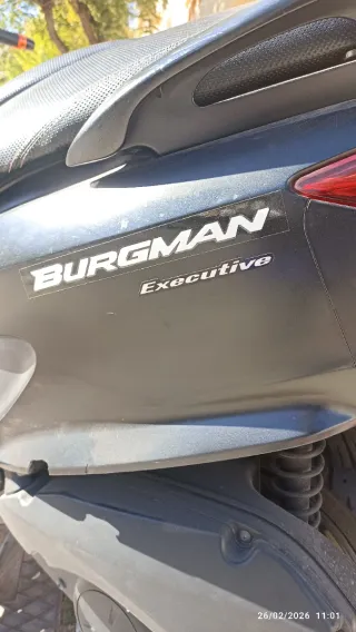 Suzuki Burgman Executive 125cc. Año 2012 Negra