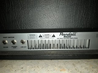 Cabezal Randall RH200 Guitarra