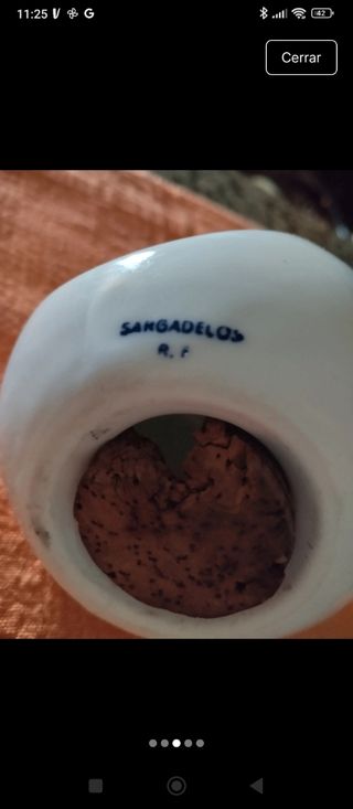 Hucha Sargadelos Porcelana Azul y Blanca