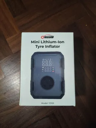 Mini Compressore Aria Portatile Power Bank LCD