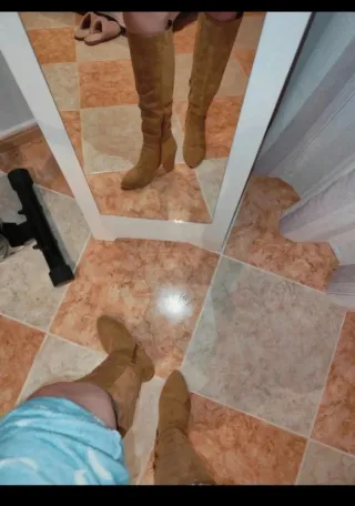 Botas altas marrones