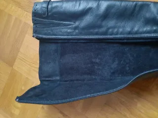 Botas de piel negras mujer