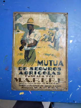 Publicidad Antigua Mapfre Seguros Agrícolas