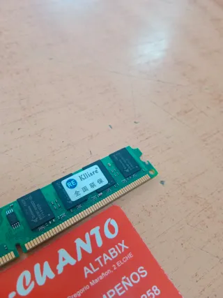 MEMORIA RAM KLLISRE PC2-6400U-CL6 2GB RAM
