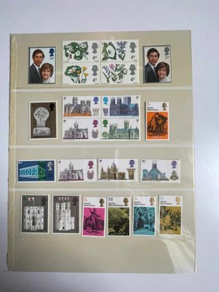 Sellos de Inglaterra nuevos