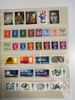 Sellos de Inglaterra nuevos