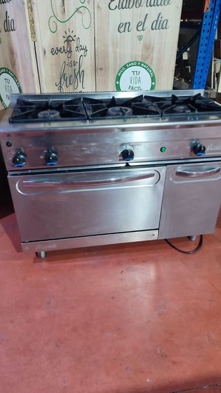 Cocina Industrial 3 Fuegos Horno Y Grill segunda m