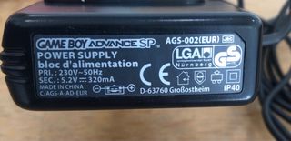 Cargador Nintendo Game Boy Advance SP