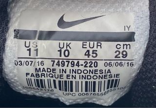 Zapatillas Nike verdes Talla 45