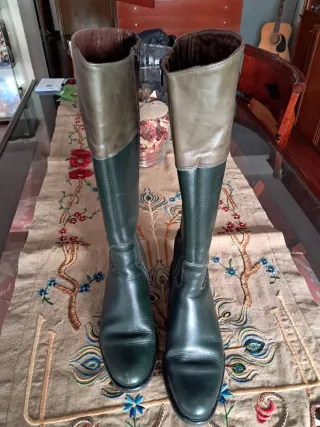Botas altas caña ancha