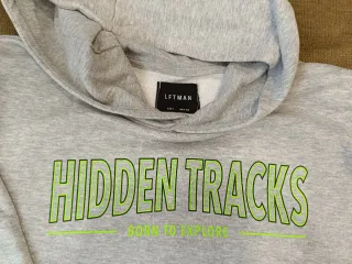 Sudadera con capucha Lefties gris hombre talla L