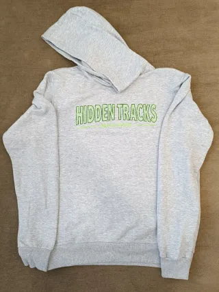 Sudadera con capucha Lefties gris hombre talla L