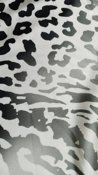 Pantalón bombacho satén estampado