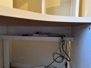 Scrivania angolare Ikea MICKE Bianca