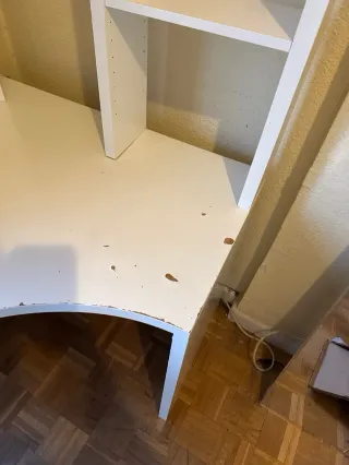 Scrivania angolare Ikea MICKE Bianca