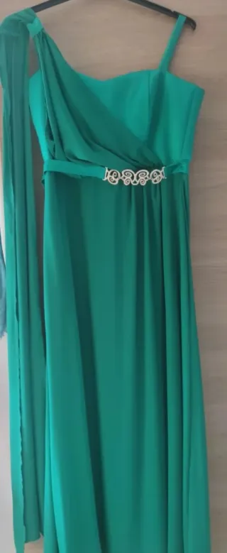 Vestido verde elegante