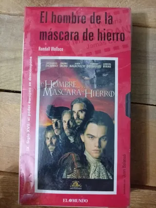VHS El Hombre de la Máscara de Hierro