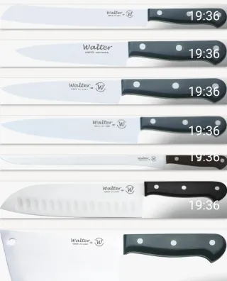 Pack 7 Cuchillos Walter Enterizos