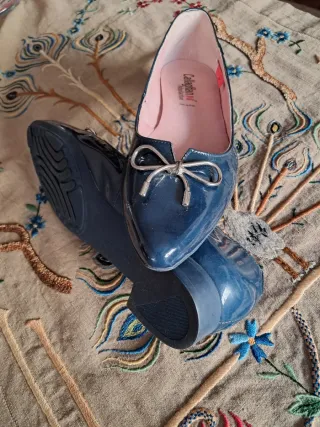 Bailarinas Callaghan Azul Charol