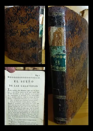 LIBRO ANTIGUO. FCO. DE QUEVEDO (1788)