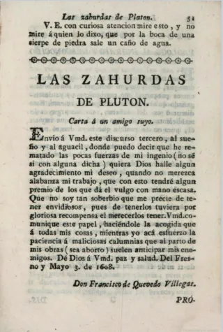 LIBRO ANTIGUO. FCO. DE QUEVEDO (1788)