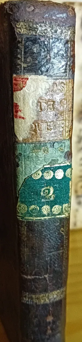 LIBRO ANTIGUO. FCO. DE QUEVEDO (1788)