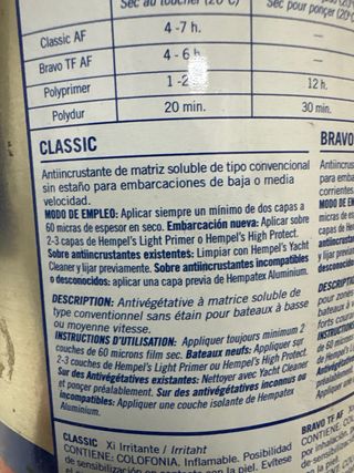 Decapante Antifouling Hempel 750 ml