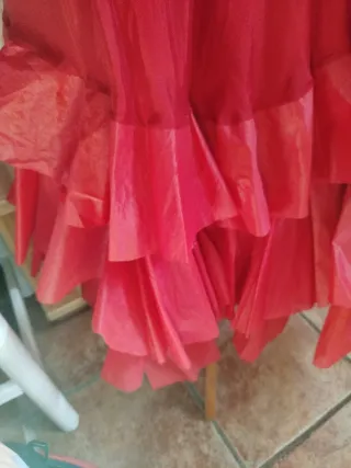 Cancán Flamenco Rojo