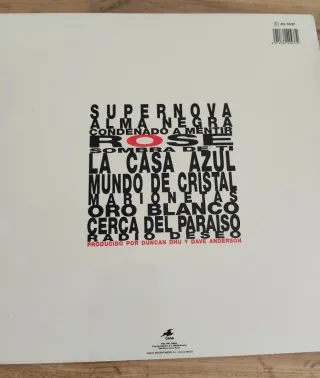 Vinilo Duncan Dhu Supernova