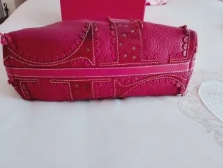 Bolso Carolina Herrera rojo original de piel