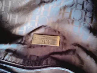 Bolso Carolina Herrera rojo original de piel