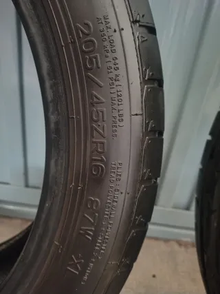 Pareja Neumáticos 205/45 R16 Nuevos