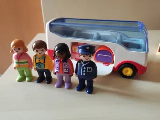 Playmobil: Coche Bomberos, Bus y Cuadra-cofre