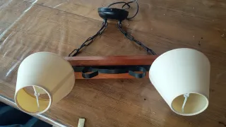 Lámpara techo estilo castellano