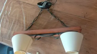 Lámpara techo estilo castellano