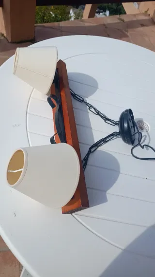 Lámpara techo estilo castellano