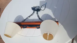 Lámpara techo estilo castellano