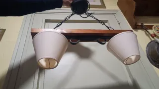 Lámpara techo estilo castellano