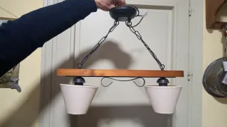 Lámpara techo estilo castellano