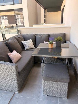Conjunto sofá y mesa de jardín Leroy Merlin