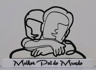 Decoração Dia do Pai - Pai e Filho