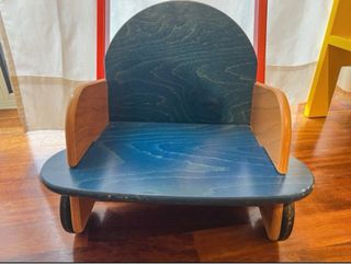 Andador HABA Walker Wagon Madeira Azul