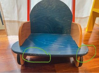 Andador HABA Walker Wagon Madeira Azul